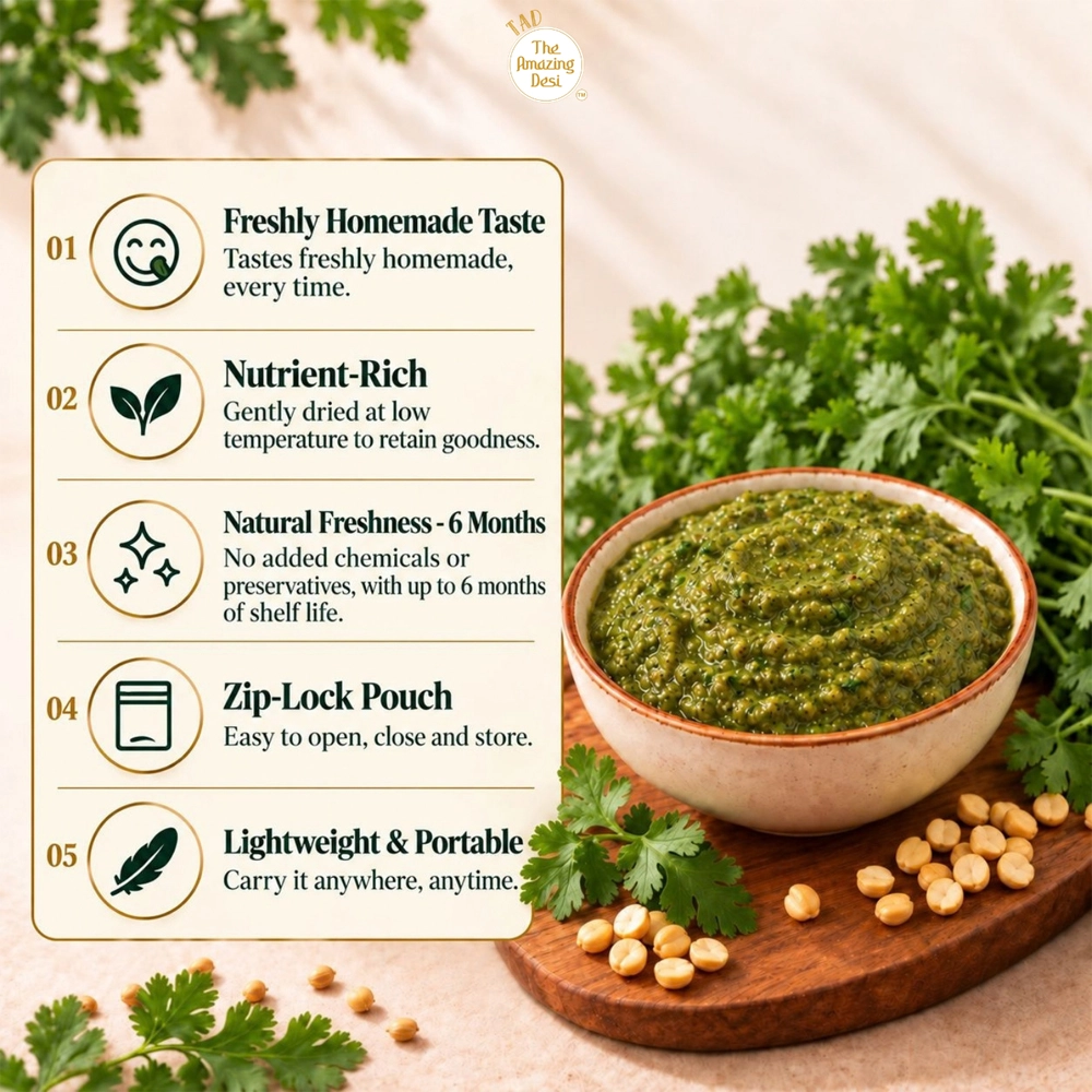 TAD Coriander Chutney - 100g - Image 3