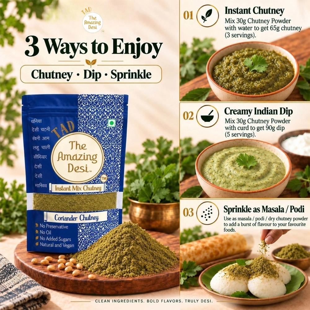 TAD Coriander Chutney - 100g - Image 9