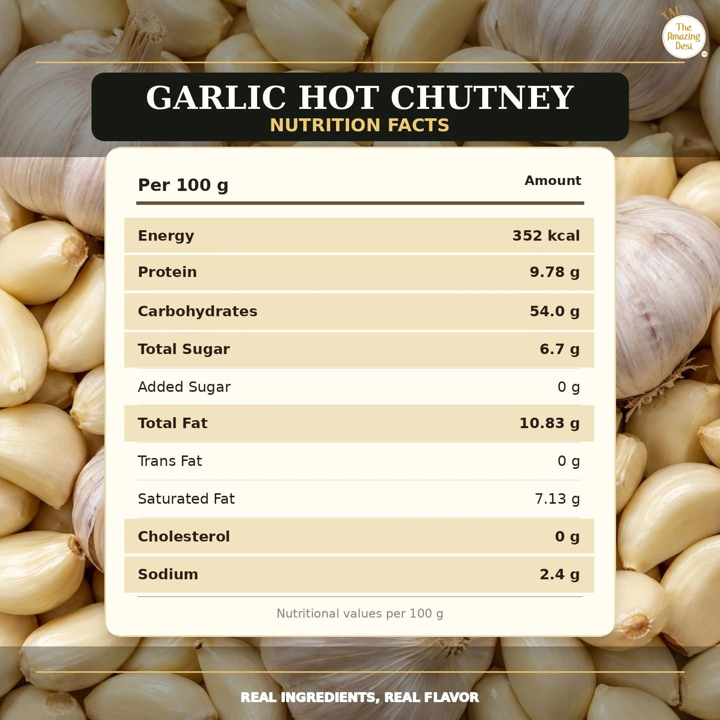 TAD - Garlic (Hot) Instant Chutney Mix Combo | Pack of (2 x 100g) - Image 9