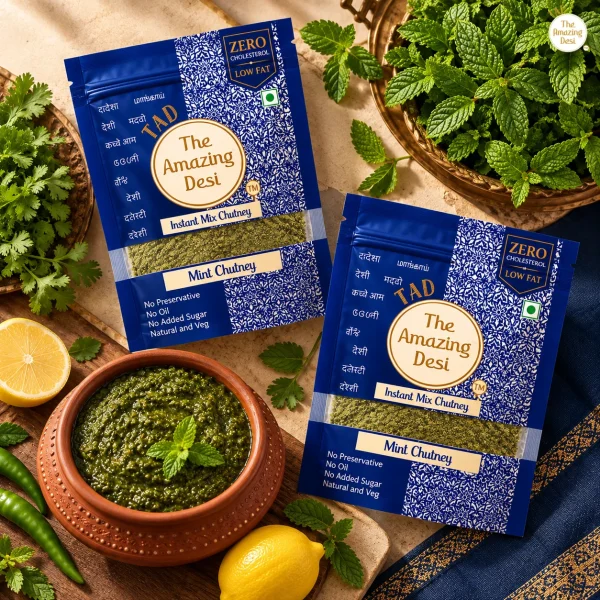 TAD - Mint Instant Chutney Mix Combo | Pack of (2 x 100g)