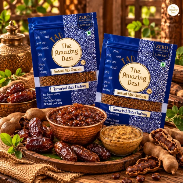TAD - Tamarind Date Instant Chutney Mix Combo | Pack of (2 x 100g)