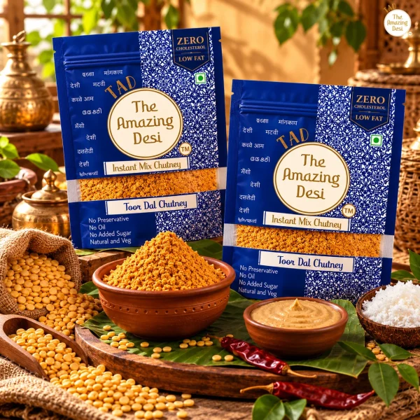 TAD – Toor Dal Instant Chutney Mix Combo | Pack of (2 x 100g)