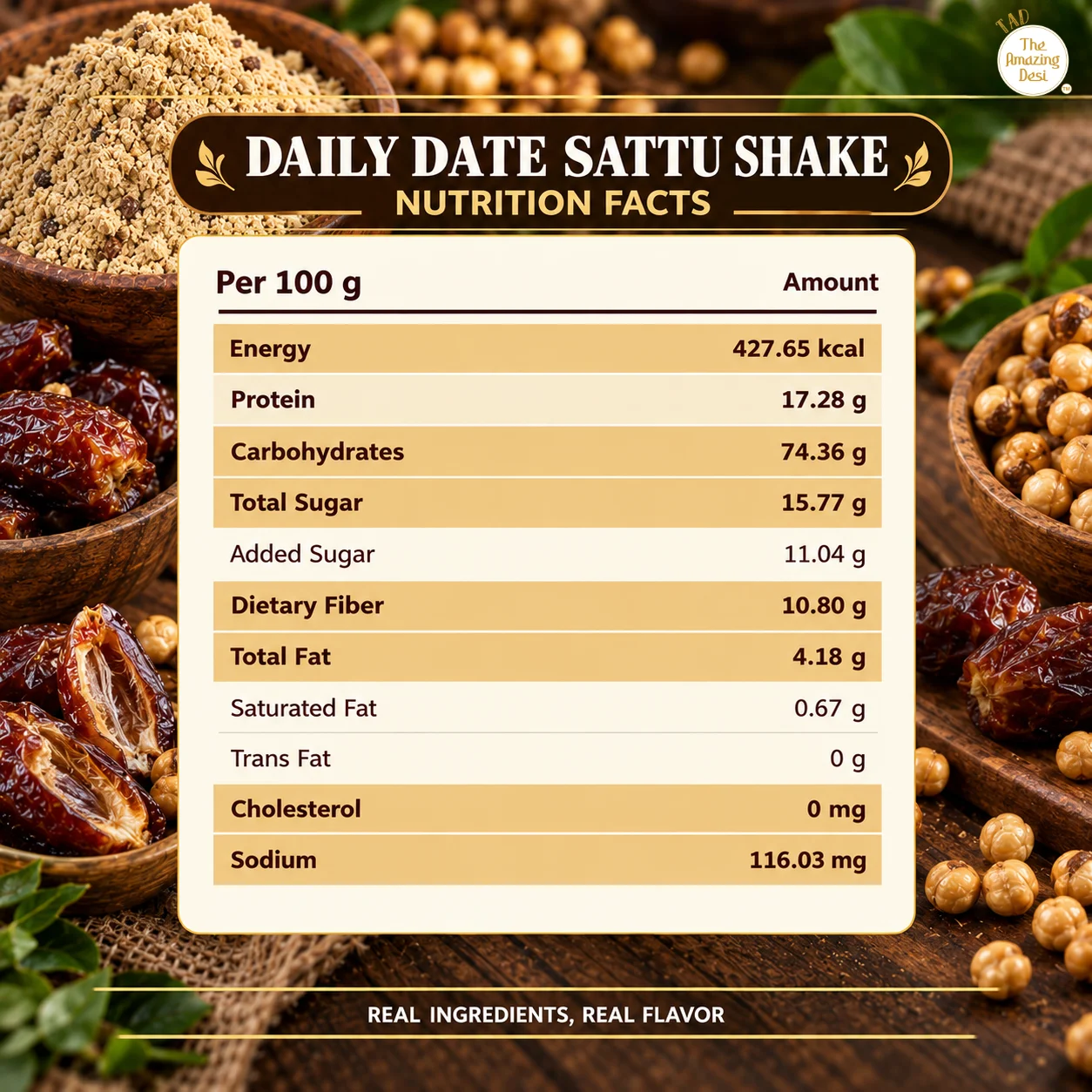 Daily Date Sattu Shake - The Wholesome Energy Ritual - 200g - Image 6